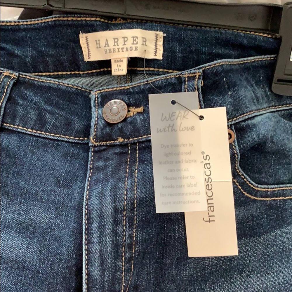 distressed jeans from francesscas. New with tags